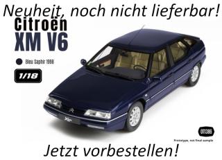 CITROËN XM V6 BLEU SAPHIR 1998 OttO Pro OttO mobile 1:18 Resinemodell (Türen, Motorhaube... nicht zu öffnen!)  Lieferbar ab Anfang November 2026