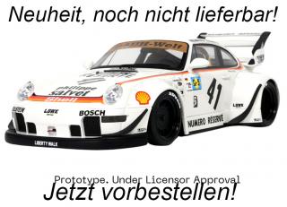 Porsche 911 RWB BODYKIT KATO-SAN WHITE GT Spirit 1:18 Resinemodell (Türen, Motorhaube... nicht zu öffnen!) <br> Disponible à partir de fin juin 2024