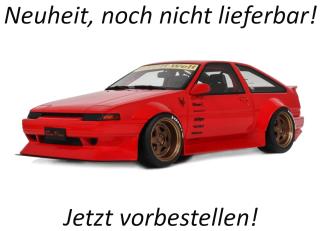 Toyota AE86 Sprinter Trueno Widebody Ferrari Rosso Corsa 1986 Otto Project Car OttO mobile 1:18 Resinemodell (Türen, Motorhaube... nicht zu öffnen!)  Lieferbar ab Anfang Oktober 2026