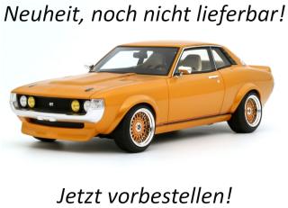 TOYOTA CELICA (RA24) RESTOMOD PEARL ORANGE 2015 OttO mobile 1:18 Resinemodell (Türen, Motorhaube... nicht zu öffnen!) Disponible à partir de début janvier 2027