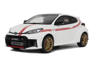 TOYOTA GR YARIS TGR ITALY LIMITED EDITION PURE WHITE 2024 OttO mobile 1:18 Resinemodell (Türen, Motorhaube... nicht zu öffnen!)