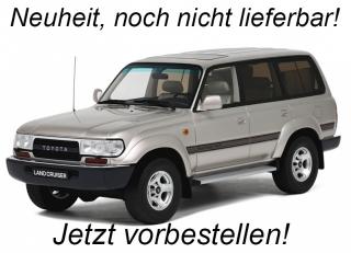 TOYOTA LAND CRUISER HDJ80 BEIGE 1992 OttOmobile 1:18 Resinemodell (Türen, Motorhaube... nicht zu öffnen!) <br> Available from April 2024