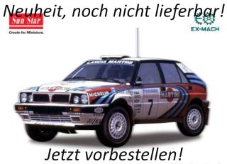 Lancia Delta Integrale 16V 1991 #7 J.Kankkunen/J.Piironen Winner Acropolis Rally, SunStar Metallmodell 1:18 Liefertermin nicht bekannt