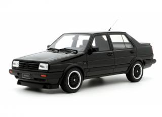 VOLKSWAGEN VW JETTA MK2 BLACK 1987 OttO mobile 1:18 Resinemodell (Türen, Motorhaube... nicht zu öffnen!)