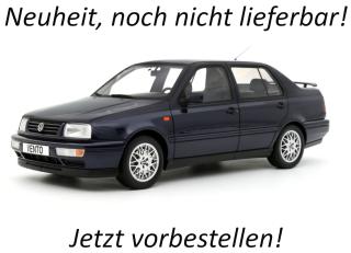 vw Volkswagen Vento VR6 Mystic Blue Pearl 1996 OttO mobile 1:18 Resinemodell (Türen, Motorhaube... nicht zu öffnen!) Available from February 2026