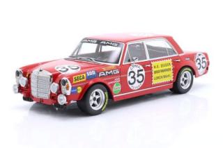 Mercedes-Benz AMG 300 SEL 6.3 „rote Sau“ #35 2nd 24h Spa 1971 Heyer, Schickentanz WERK83 1:18