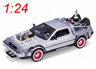 DeLorean Back to the Future 3 (du film Retour vers le futur 3) Welly 1:24