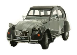 Citroen 2CV 6 Charleston grau/schwarz Welly 1:24