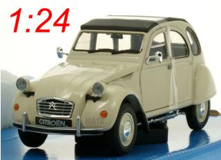 Citroen 2CV beige Welly 1:24