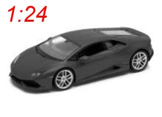 Lamborghini Huracan LP610-4, matt black 2015 Welly 1:24