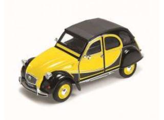 Citroen Charleston 2CV 1982 yellow/black 1:24 Welly