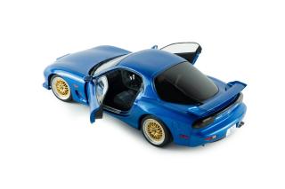 MAZDA RX7 FD3S INNOCENT BLUE MICA 1999 S1810611 Solido 1:18 Metallmodell