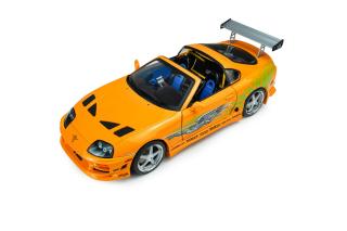 TOYOTA SUPRA MK4 (A80) FAST AND FURIOUS 1 BRIAN OPEN ROOF 2001 S1807609A Solido 1:18 Metallmodell