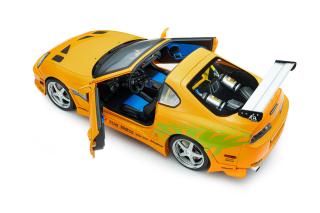TOYOTA SUPRA MK4 (A80) FAST AND FURIOUS 1 BRIAN OPEN ROOF 2001 S1807609A Solido 1:18 Metallmodell