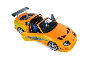 TOYOTA SUPRA MK4 (A80) FAST AND FURIOUS 1 BRIAN OPEN ROOF 2001 S1807609A Solido 1:18 Metallmodell