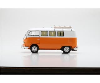 VW T1 Camper Orange/Weiß Schuco 1:18