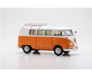 VW T1 Camper Orange/Weiß Schuco 1:18