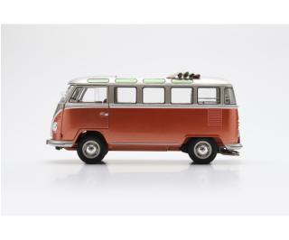 VW T1 Samba 1962 Orange/Metallgrau   Schuco 1:18
