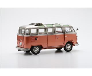 VW T1 Samba 1962 Orange/Metallgrau   Schuco 1:18