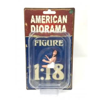 Figur Female Driver American Diorama 1:18 (Autos nicht enthalten)