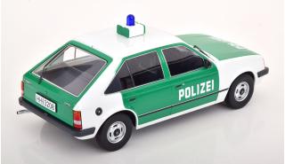 Opel Kadett D 1984 5-door Polizei, green/white Triple9 1:18 (Türen, Motorhaube... nicht zu öffnen!)