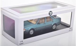 Saab 9000 CD Turbo,1990 green metallic Triple9 1:18 (Türen, Motorhaube... nicht zu öffnen!)