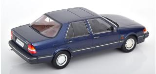 Saab 9000 CD Turbo, 1990 dark blue Triple9 1:18 (Türen, Motorhaube... nicht zu öffnen!)