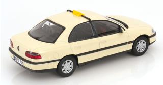 Opel Omega B 1996  *German Taxi*, ivory Triple 9 1:18 (Türen, Motorhaube... nicht zu öffnen!)