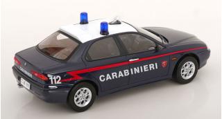 Alfa Romeo 156 Carabinieri 1998 Triple 9 1:18 (Türen, Motorhaube... nicht zu öffnen!)