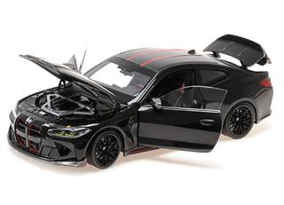 BMW M4 CSL – 2023 – BLACK Minichamps 1:18 Metallmodell mit zu öffnenden Türen und Haube(n)