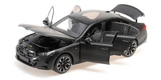 BMW i5 - 2023 - MATT GREY Minichamps 1:18 Metallmodell mit zu öffnenden Türen und Haube(n)