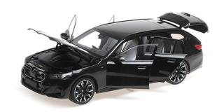BMW i5 M60 TOURING - 2024 - BLACK METALLIC Minichamps 1:18 Metallmodell mit zu öffnenden Hauben und Türen!