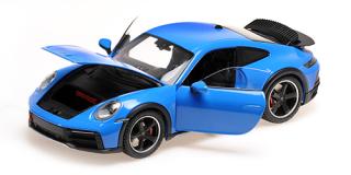 PORSCHE 911 DAKAR - 2022 - BLUE Minichamps 1:18 Metallmodell mit zu öffnenden Türen und Haube(n)