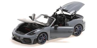 PORSCHE SPYDER RS - 2024 - GREY W/ WEISSACH PACKAGE Minichamps 1:18 Metallmodell mit zu öffnenden Türen und Haube(n)