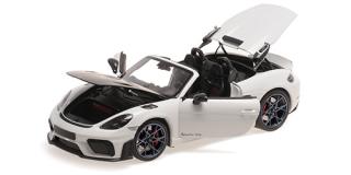 PORSCHE SPYDER RS - 2024 - WHITE W/ WEISSACH PACKAGE Minichamps 1:18 Metallmodell mit zu öffnenden Türen und Haube(n)