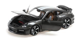 PORSCHE 911 (992) SPORT CLASSIC – 2022 – GREY METALLIC Minichamps 1:18 Metallmodell