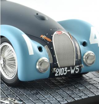 BUGATTI T57S 45 \"Bugatti Tank\" N°14 - GP ACF 1937 Le Mans Miniatures 1:18