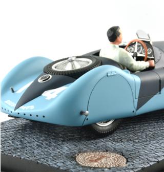 BUGATTI T57S 45 \"Bugatti Tank\" N°14 - GP ACF 1937 Le Mans Miniatures 1:18