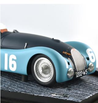 BUGATTI T57S 45 \"Bugatti Tank\" N°16 - GP ACF 1937 Jean-Pierre Wimille Le Mans Miniatures 1:18 Le Mans Miniatures 1:18