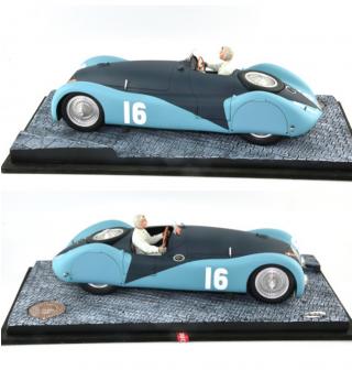 BUGATTI T57S 45 \"Bugatti Tank\" N°16 - GP ACF 1937 Jean-Pierre Wimille Le Mans Miniatures 1:18 Le Mans Miniatures 1:18