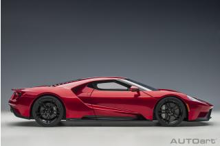 Ford GT 2017 (liquid red/silver stripes) (composite model/full openings) Preis nicht bekannt AUTOart 1:12