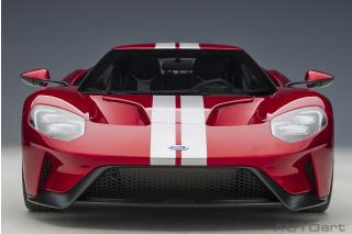 Ford GT 2017 (liquid red/silver stripes) (composite model/full openings) Preis nicht bekannt AUTOart 1:12