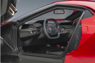 Ford GT 2017 (liquid red/silver stripes) (composite model/full openings) Preis nicht bekannt AUTOart 1:12