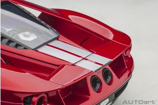 Ford GT 2017 (liquid red/silver stripes) (composite model/full openings) Preis nicht bekannt AUTOart 1:12