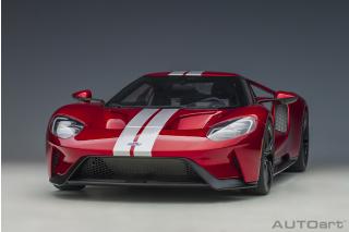 Ford GT 2017 (liquid red/silver stripes) (composite model/full openings) Preis nicht bekannt AUTOart 1:12