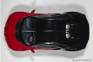 Bugatti Chiron 2017 (italian red/nocturne black) (composite model/full openings) AUTOart 1:12