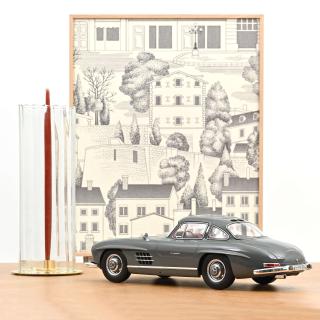 Mercedes-Benz 300 SL 1954 Graphite Grey 1:12 Norev 1:12 Metallmodell (Türen/Hauben nicht zu öffnen!)