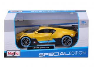 Bugatti Divo gelb/blau Maisto 1:24