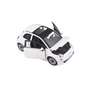 Fiat 500 (2007) weiß Burago 1:24