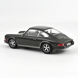 Porsche 911 S 1972 Slate Grey Norev 1:12 Metallmodell (Türen/Hauben nicht zu öffnen!)